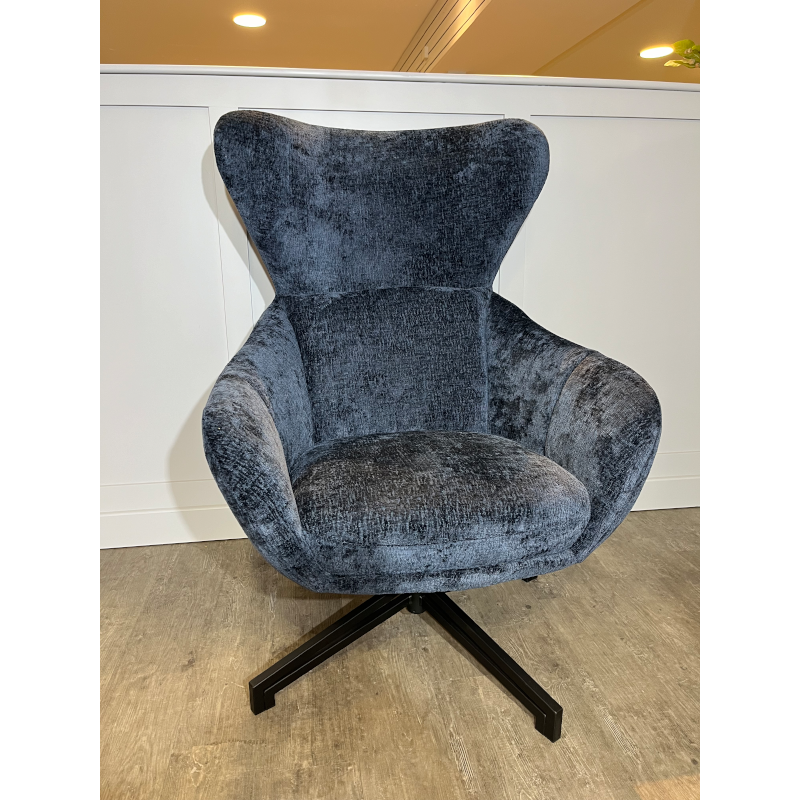 Leisure Swivel Chair Navy