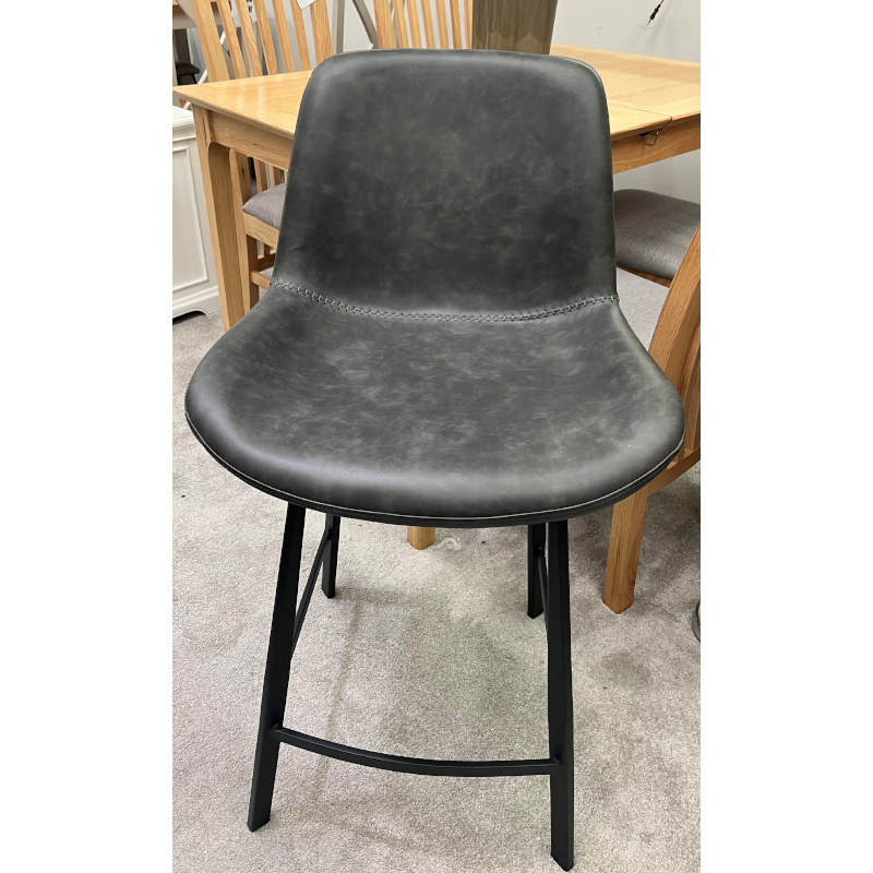 Nero Charcoal Bar Stool