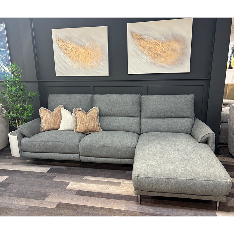 Saturn Corner Chaise Sofa Electric Recliner Right Facing