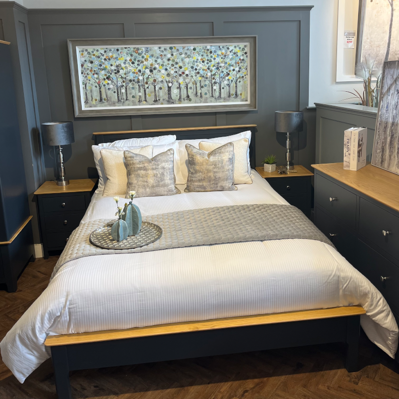 Thames Navy 5ft King Bedframe