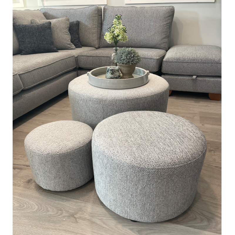 Troy set of 3 Footstools